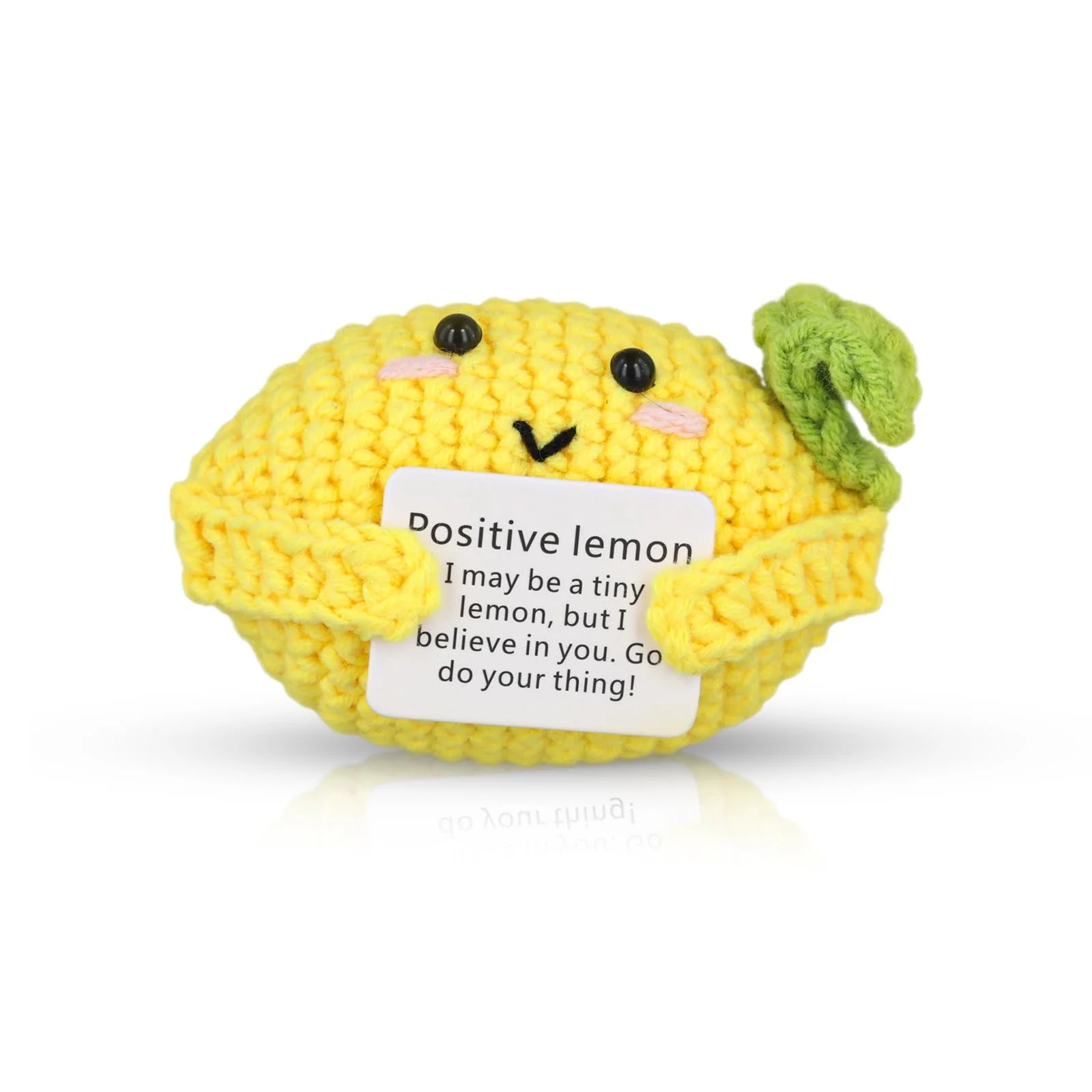 Игрушка NQEUEPN Positive Lemon 10 см Большой Лимон Вязаный, фото №1 Игрушка NQEUEPN Positive Lemon 10 см Большой Лимон Вязаный, фото №1