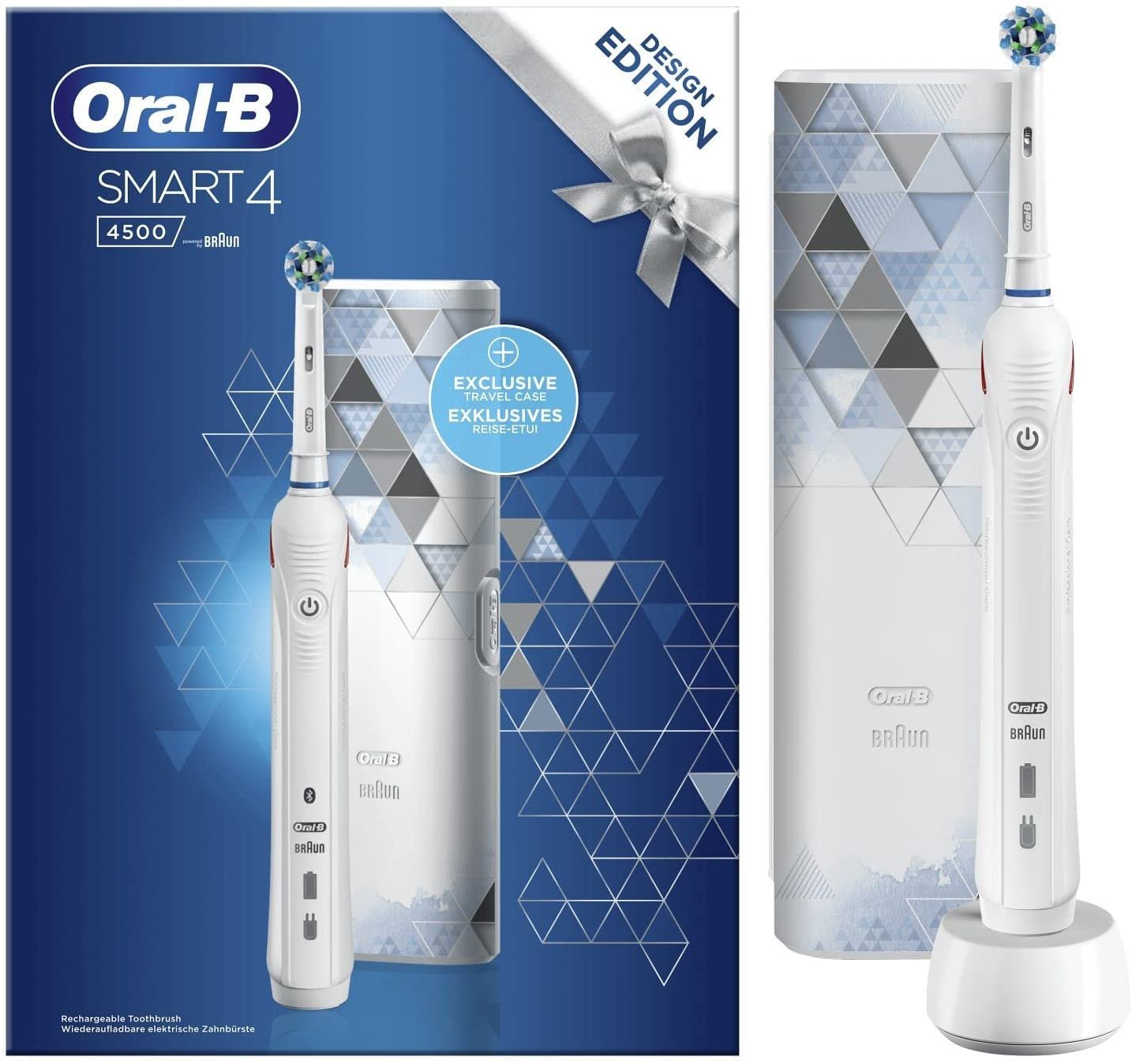 Електрична зубна щітка Oral-B Smart 4 4500 Коричнева, фото №2