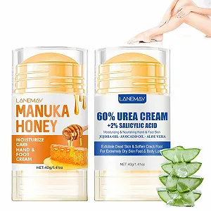 Крем для ног от мозолей и сухости с мочевиной и медом набор 2 шт. - Фото 1