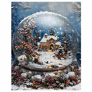 Пазл Tucocoo Winter Crystal Ball 1000 деталей synthetic.ua - Фото 1