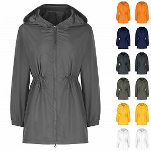 Куртка з капюшоном Жіноча Водонепроникна synthetic.ua - Фото 1