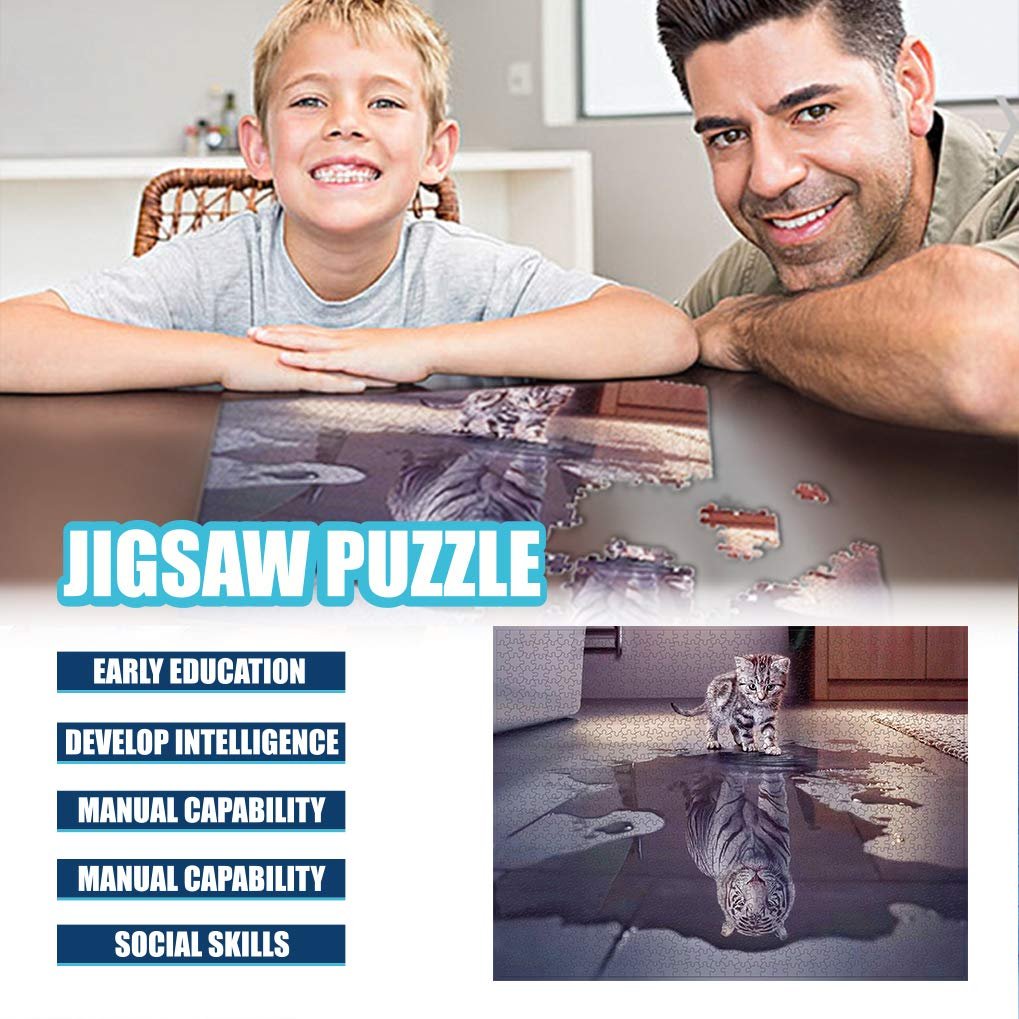 Пазл GuDoQi Cat in Tiger 1000 элементов, фото №6