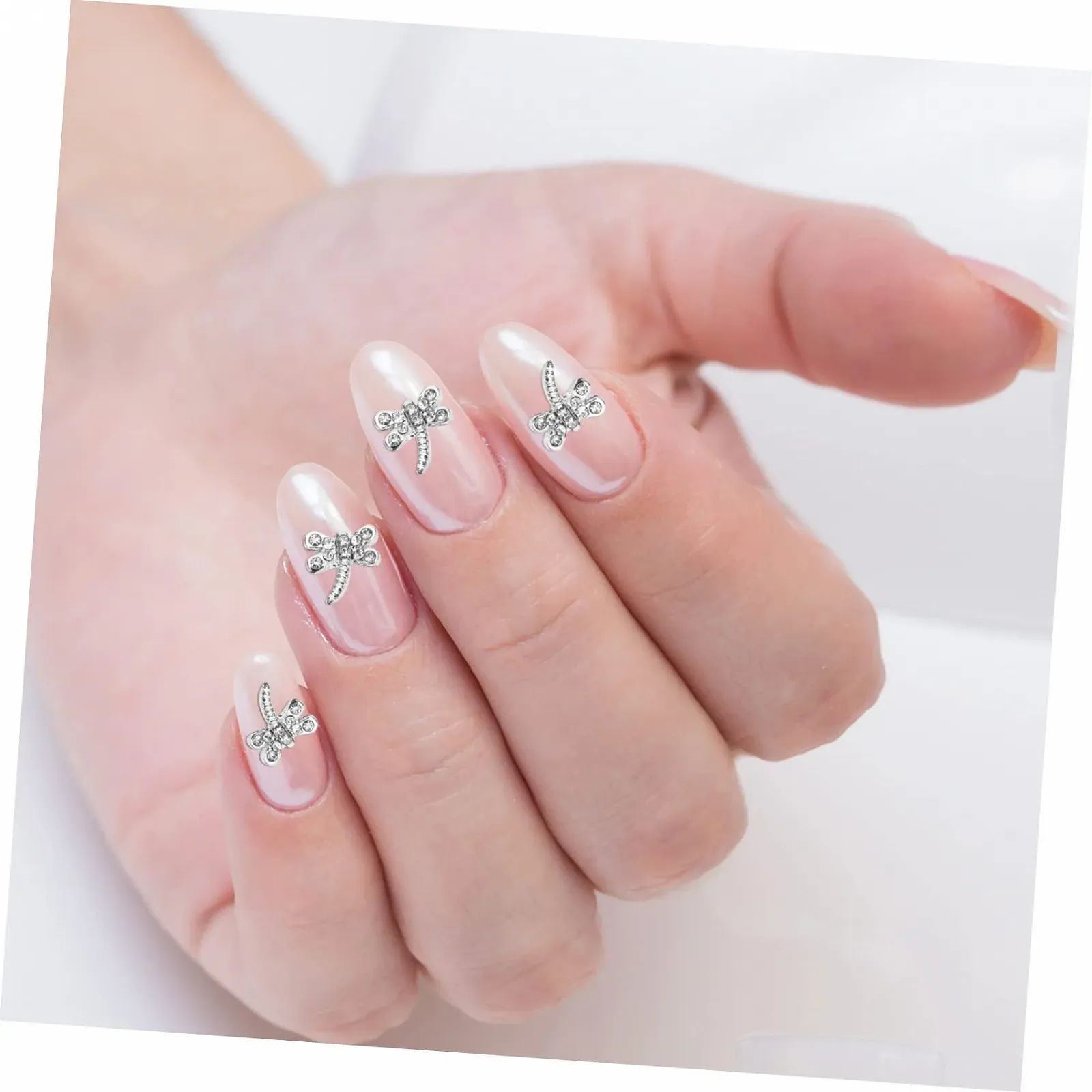 Подвески для маникюра Крест Стрекоза Золото Зубной Камень Декоративные Подвески, фото №4