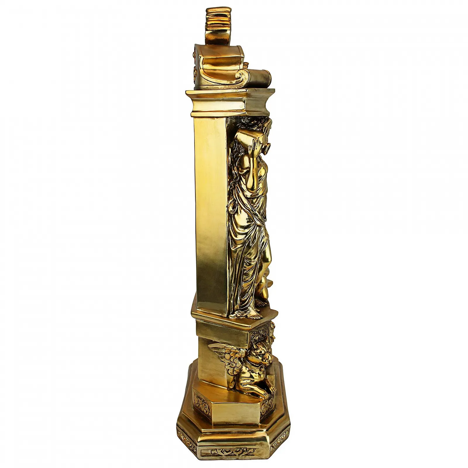 Часы Design Toscano Chateau Chambord Золотой античный, фото №3 Часы Design Toscano Chateau Chambord Золотой античный, фото №3