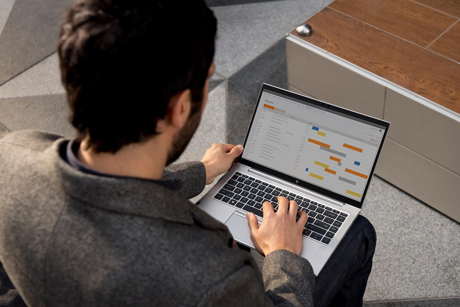 Сенсорний ноутбук 14" HP mt46 Mobile Thin Client AMD Ryzen 3 PRO 4450U RAM 8GB SSD 128GB Windows 11 (UKR) Алюмінієвий корпус, фото №9