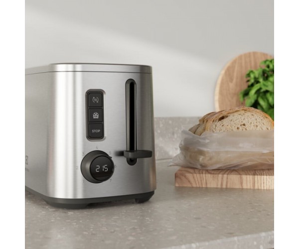 Electrolux Тостер 800Вт дисплей нерж, фото №6