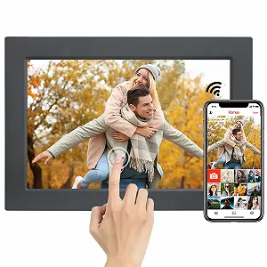 Цифровая фоторамка Frameo WiFi 10.1 дюйма 1920 x 1200 HD Touchscreen 16 GB Настенная - Фото 1