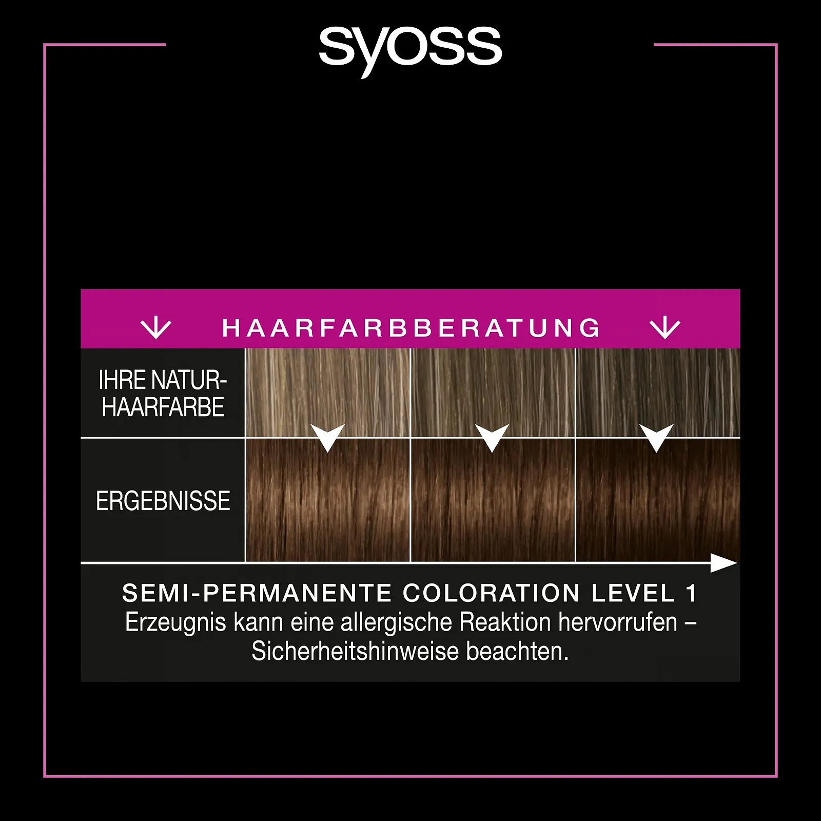 Средство для тонирования корней Syoss Medium Brown Level 1 (3 x 60 мл) Полуперманентная краска для волос, маскирует отросшие корни до 7 дней, для быстрого и легкого окрашивания корней, фото №5 Средство для тонирования корней Syoss Medium Brown Level 1 (3 x 60 мл) Полуперманентная краска для волос, маскирует отросшие корни до 7 дней, для быстрого и легкого окрашивания корней, фото №5