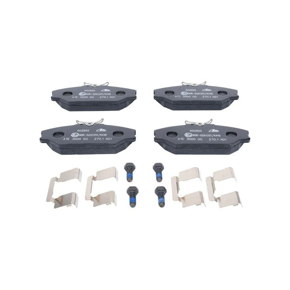 Комплект тормозных колодок ATE 13.0460-2895.2 для RENAULT передний мост, фото №1