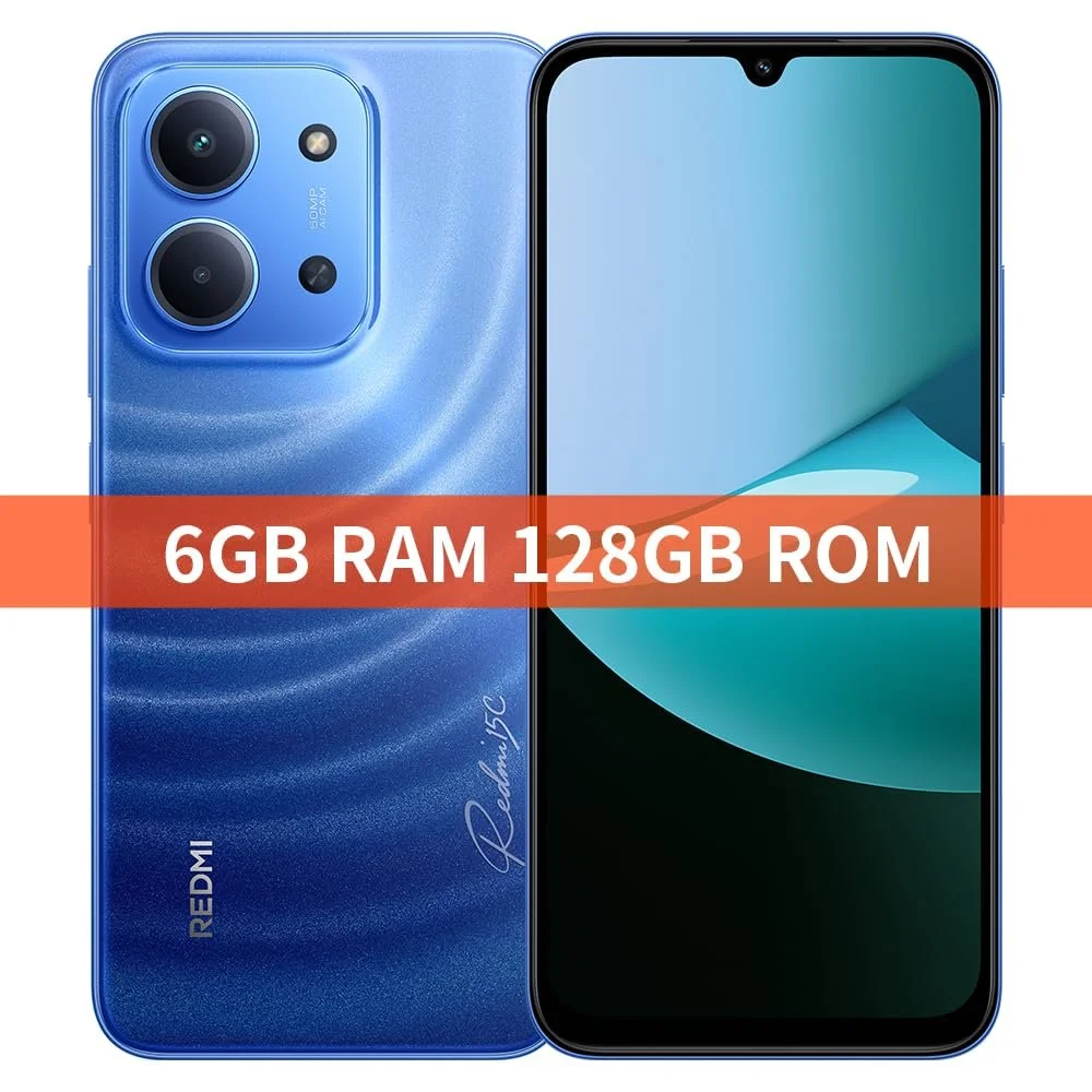 Смартфон XIAOMI Redmi 15C 4G 6/128 ГБ Blue (с зарядным устройством), фото №3 Смартфон XIAOMI Redmi 15C 4G 6/128 ГБ Blue (с зарядным устройством), фото №3