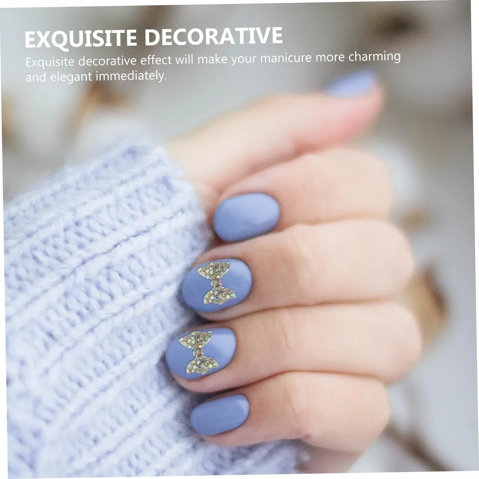 Украшения для ногтей WOONEKY, 2 набора, металлические, 10 штук, фото №8