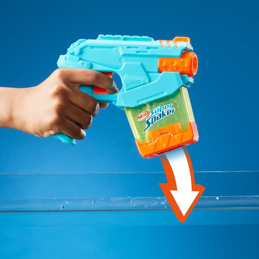 Водяний пістолет Nerf Super Soaker Mini Dunk-Fill, 100 мл, фото №7
