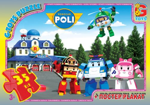 Пазлы Робокар Поли 35 эл [tsi20218-TSI], фото №1