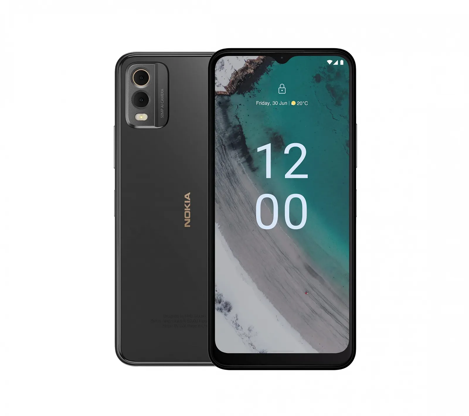 Смартфон Nokia C32 6.5" 50/8MP IP52 3/64GB Android 13 Grey, фото №1