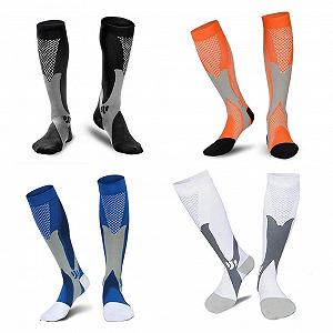 Компресійні гольфи Клас 2 Гольфи для підтримки Дорожні гольфи 4 пари 40-43 synthetic.ua - Фото 1