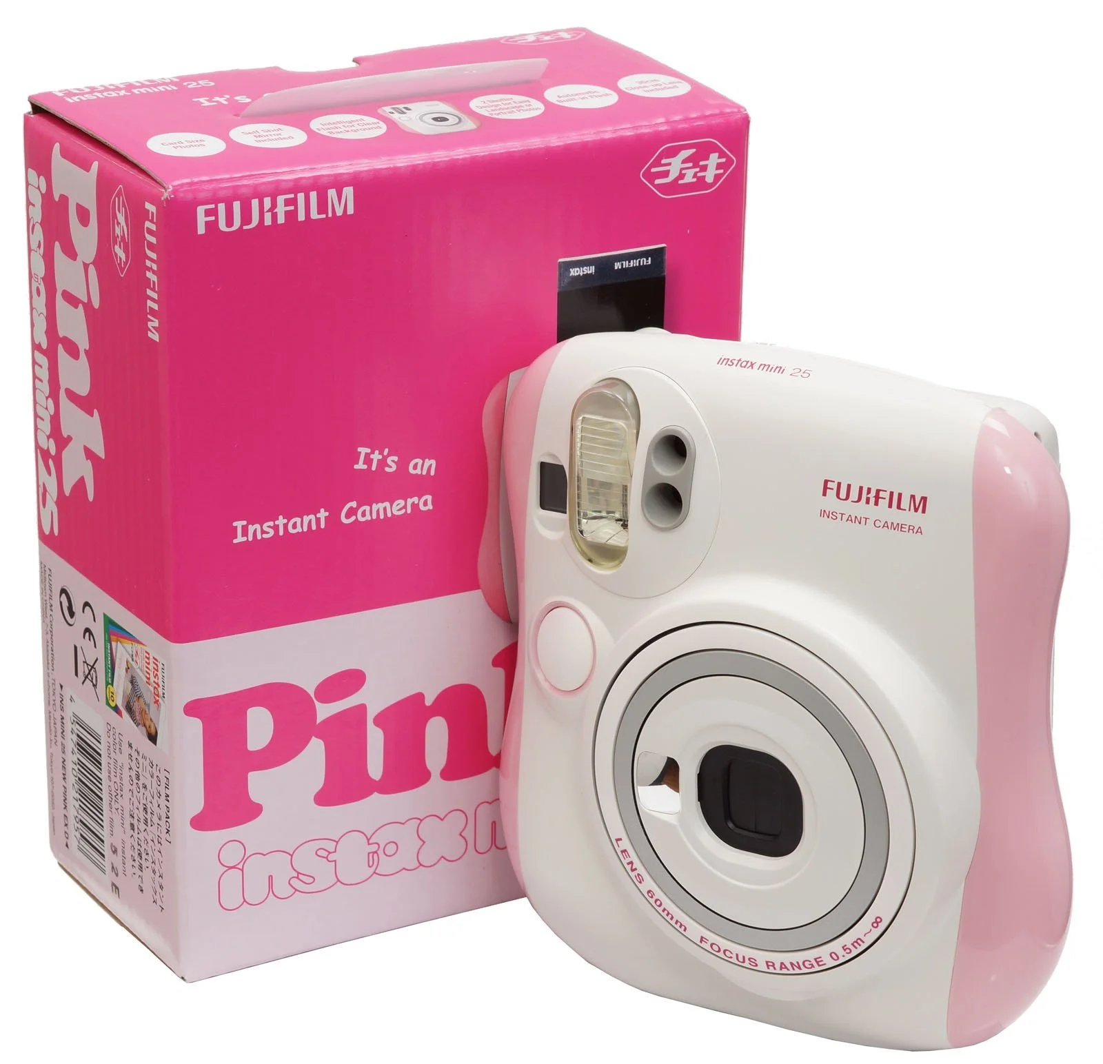 Камера моментальной печати Fujifilm Instax MINI 25 Pink, фото №2