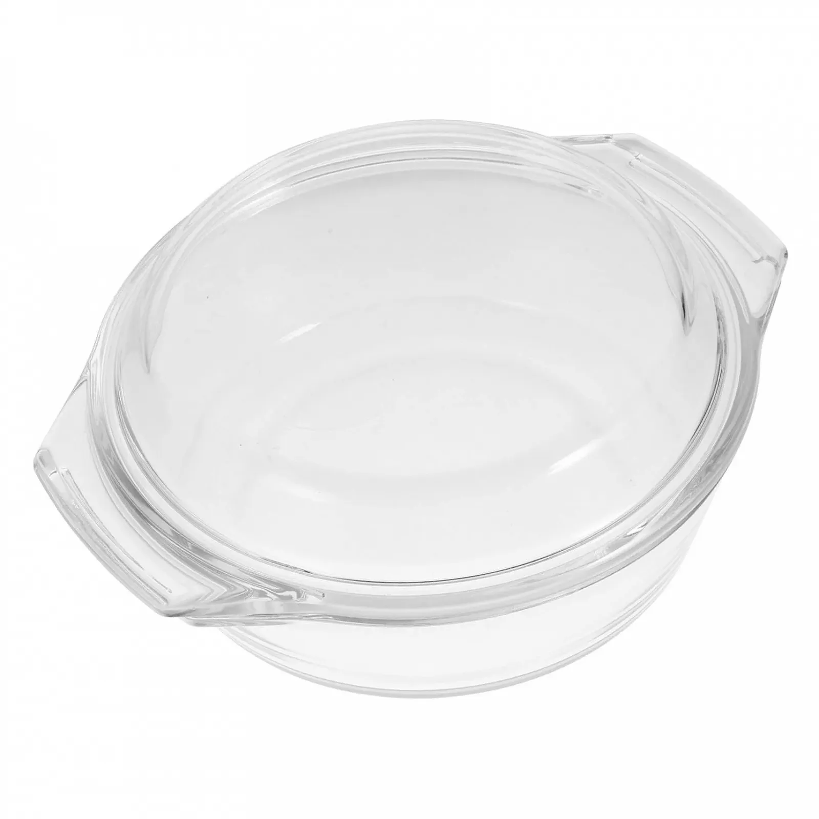 Форма для запікання скляна з кришкою жаростійка для мікрохвильової печі та духовки, фото №1 Форма для запікання скляна з кришкою жаростійка для мікрохвильової печі та духовки, фото №1