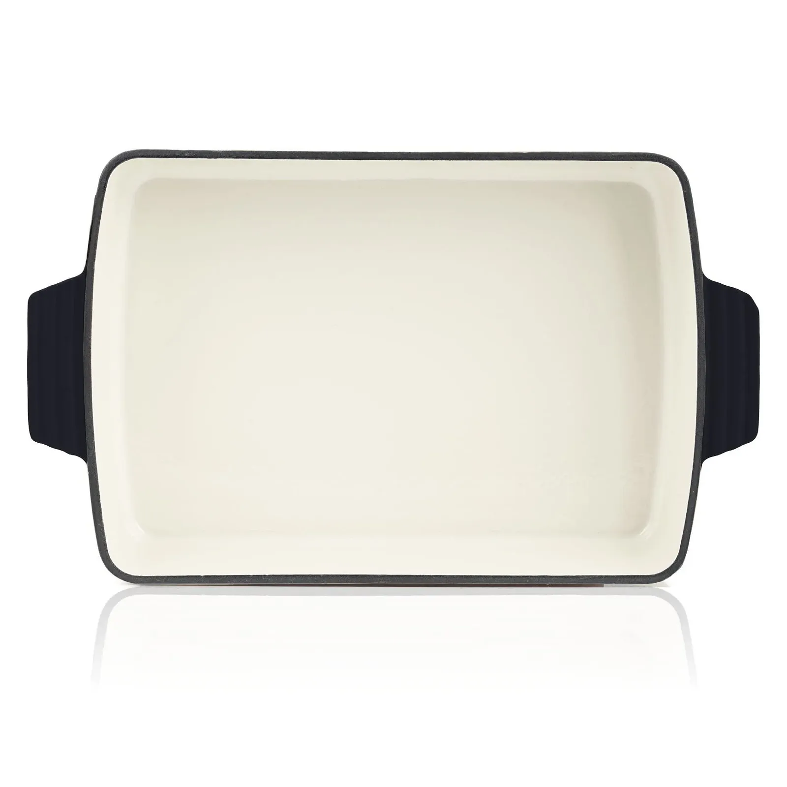 Чугунная форма для запекания Mahlzeit квадратная эмалированная 3.8 л Blue Berry, фото №5