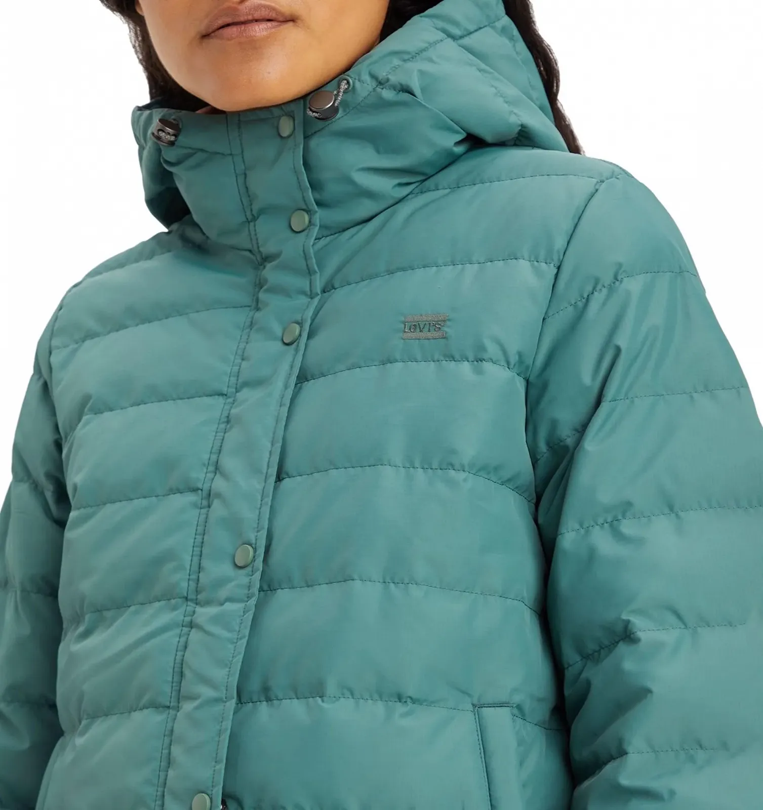 Женская куртка LEVIS EDIE PACKABLE JACKET Silver Pine - XXS, фото №4