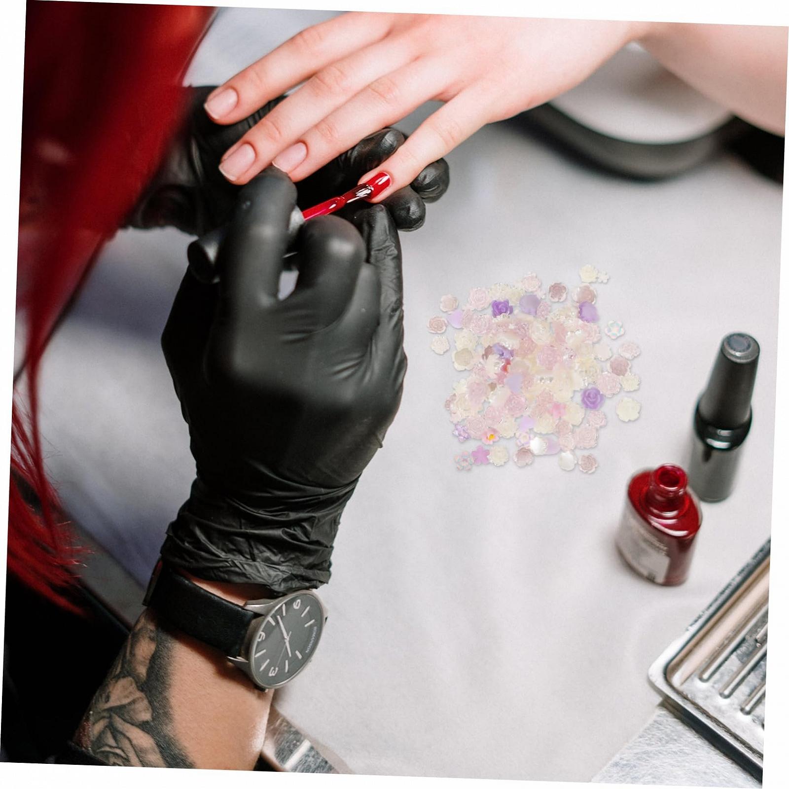 Украшение Роза Бусины DIY Аксессуары со стразами Красочные украшения Бусины Розы Ювелирные изделия для ногтей Маникюр DIY Стразы Орнаменты Маникюр Декоративные элементы Розы, фото №4