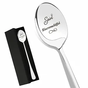 Кофейная ложка в подарок на День святого Валентина для него/нее, подарок для пары, для друзей на Рождество - Фото 1