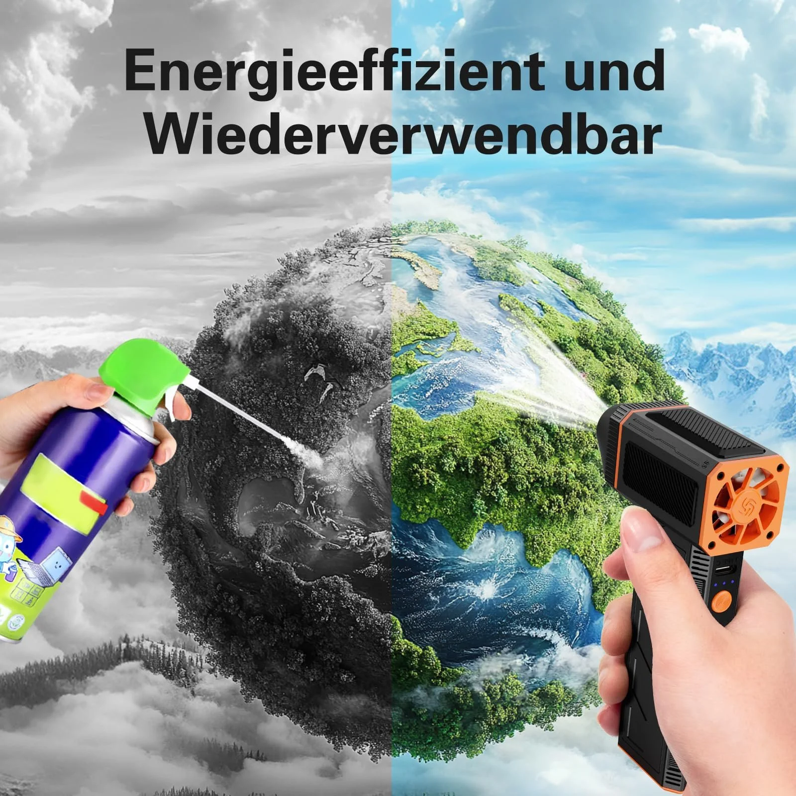 Електрична повітродувка 130,000 RPM 3 швидкості, фото №8 Електрична повітродувка 130,000 RPM 3 швидкості, фото №8
