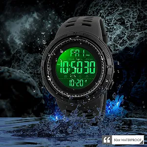 Цифровий спортивний годинник SKMEI Чорний synthetic.ua - Фото 1