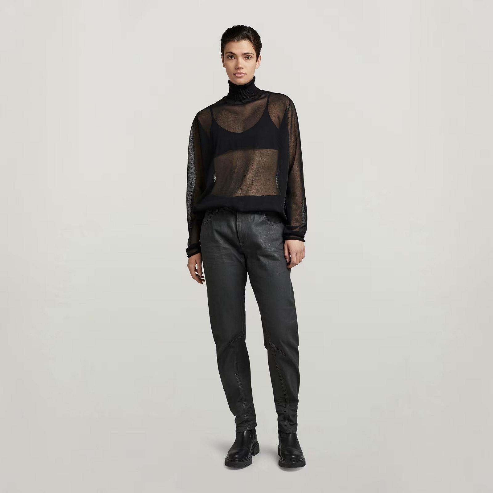 Женский свитер G-Star RAW Sheer Loose Turtle Knitted Sweater - S, фото №7