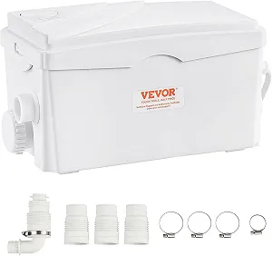 Насос-мацератор VEVOR Shower Pump FL0300 / 350 Вт / 6000 л/год / White - Фото 1