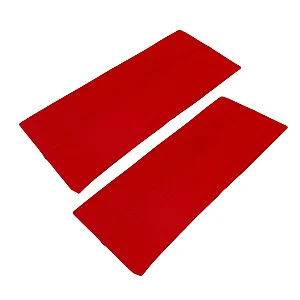 Повязка на голову WESTEND CHOICE Kylie Однотонная Эластичная Широкая 9 см Красная - Фото 1