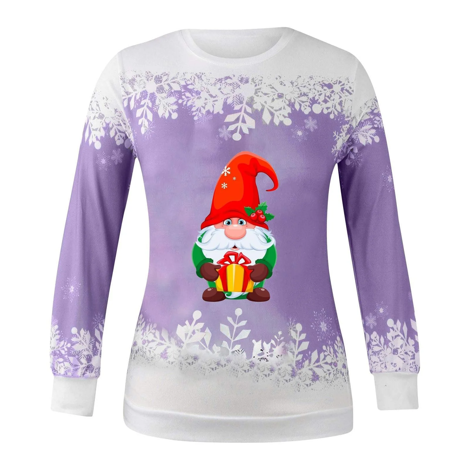 Женский Рождественский Свитшот С Рождественским Принтом, фото №3