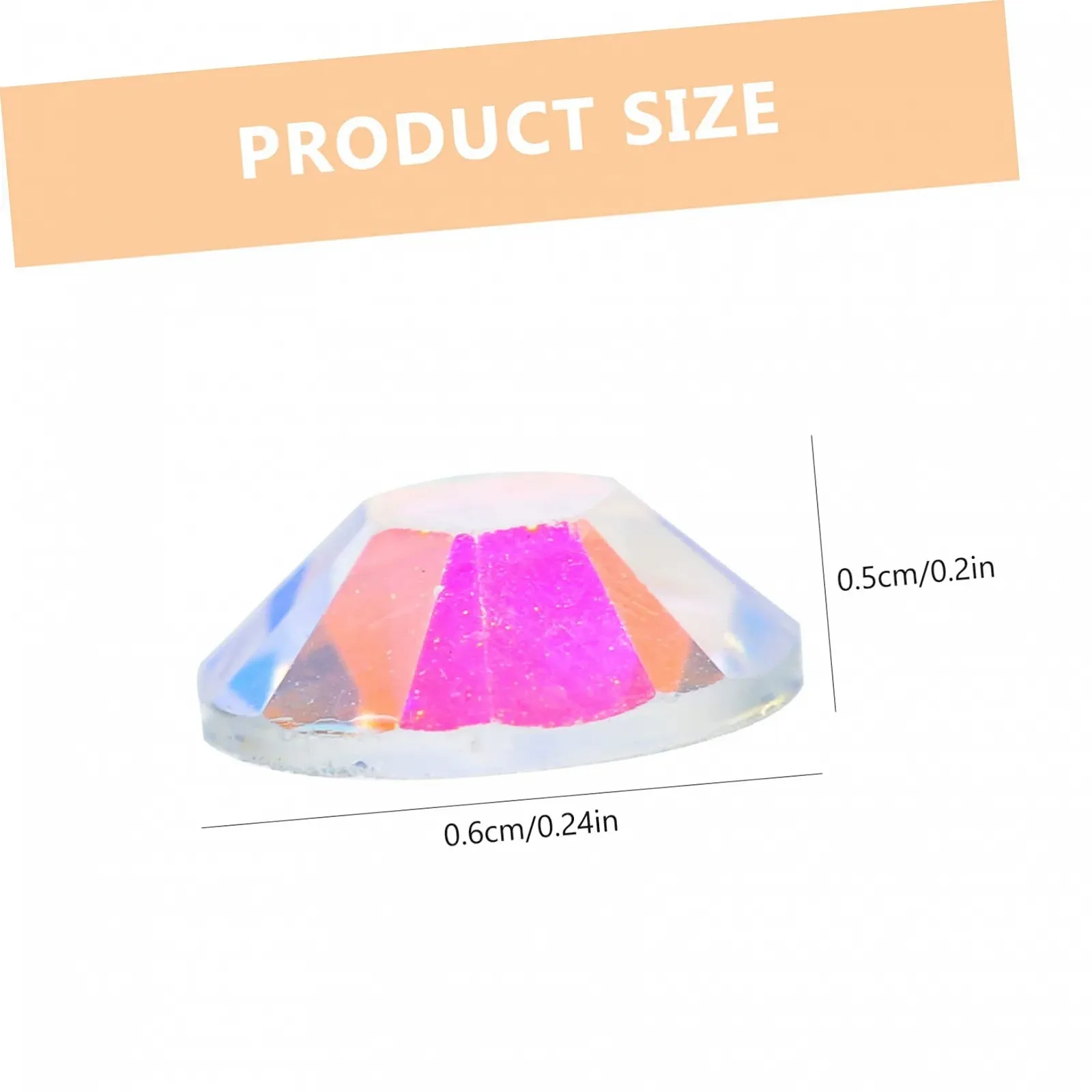 Стрази Типу Flatback FRCOLOR Смола для декорування нігтів, аксесуари для креативного манікюру, фото №8