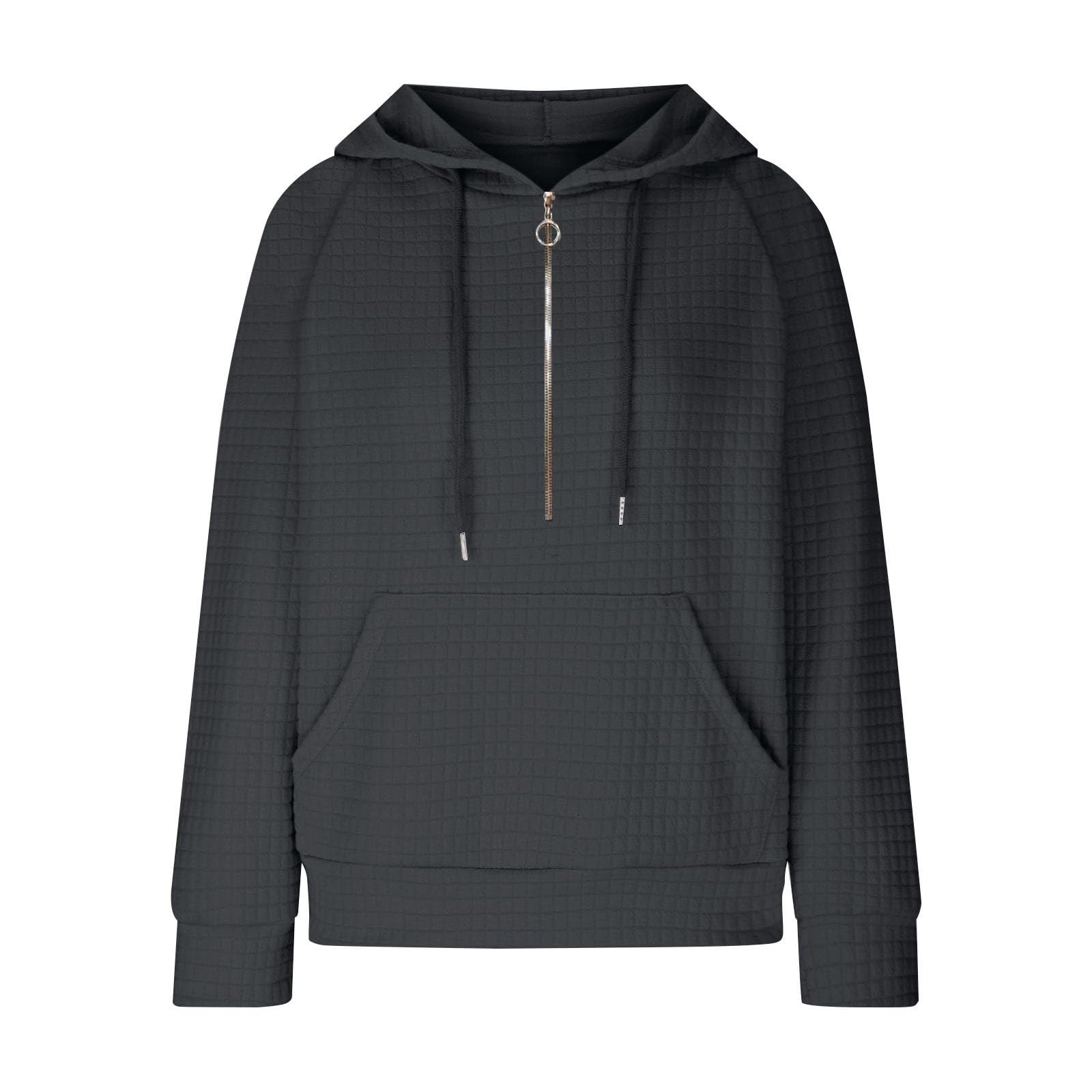 Худи Qixiu Damenscheck на молнии с длинными рукавами, фото №3 Худи Qixiu Damenscheck на молнии с длинными рукавами, фото №3