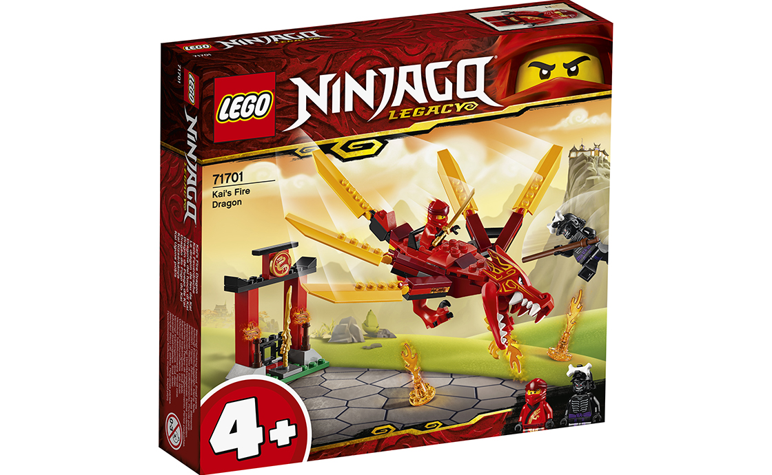 Детский конструктор LEGO NINJAGO Огненный дракон Кая (71701), фото №1