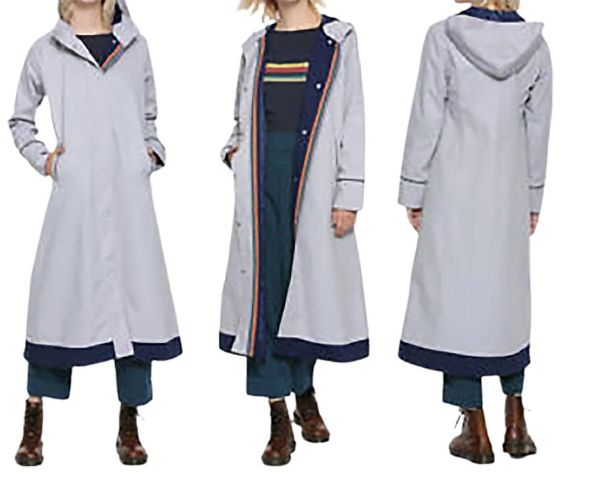 Тренч EU Fashions Doctor Who Жіночий Бавовняний з Капюшоном, фото №1