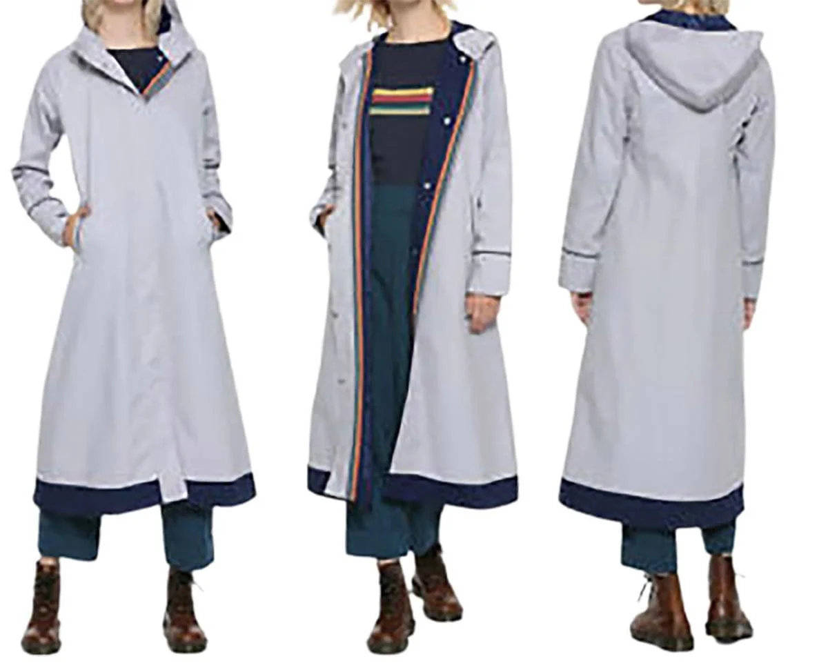 Тренч EU Fashions Doctor Who Женский Хлопковый с Капюшоном, фото №1