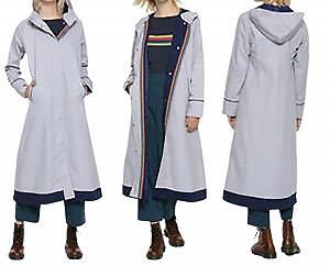 Тренч EU Fashions Doctor Who Женский Хлопковый с Капюшоном - Фото 1