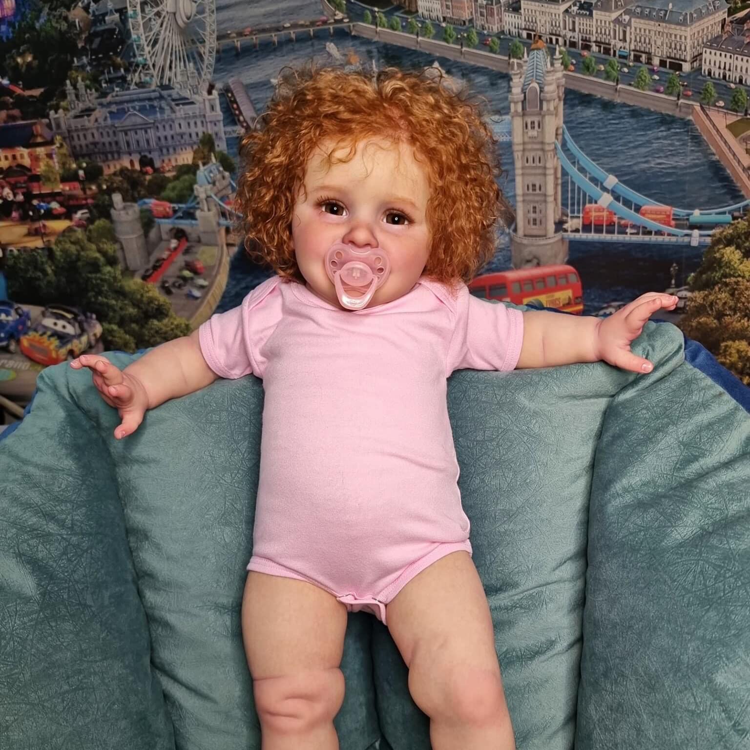 Кукла Zero pam Lifelike Baby Doll 60 см, фото №5