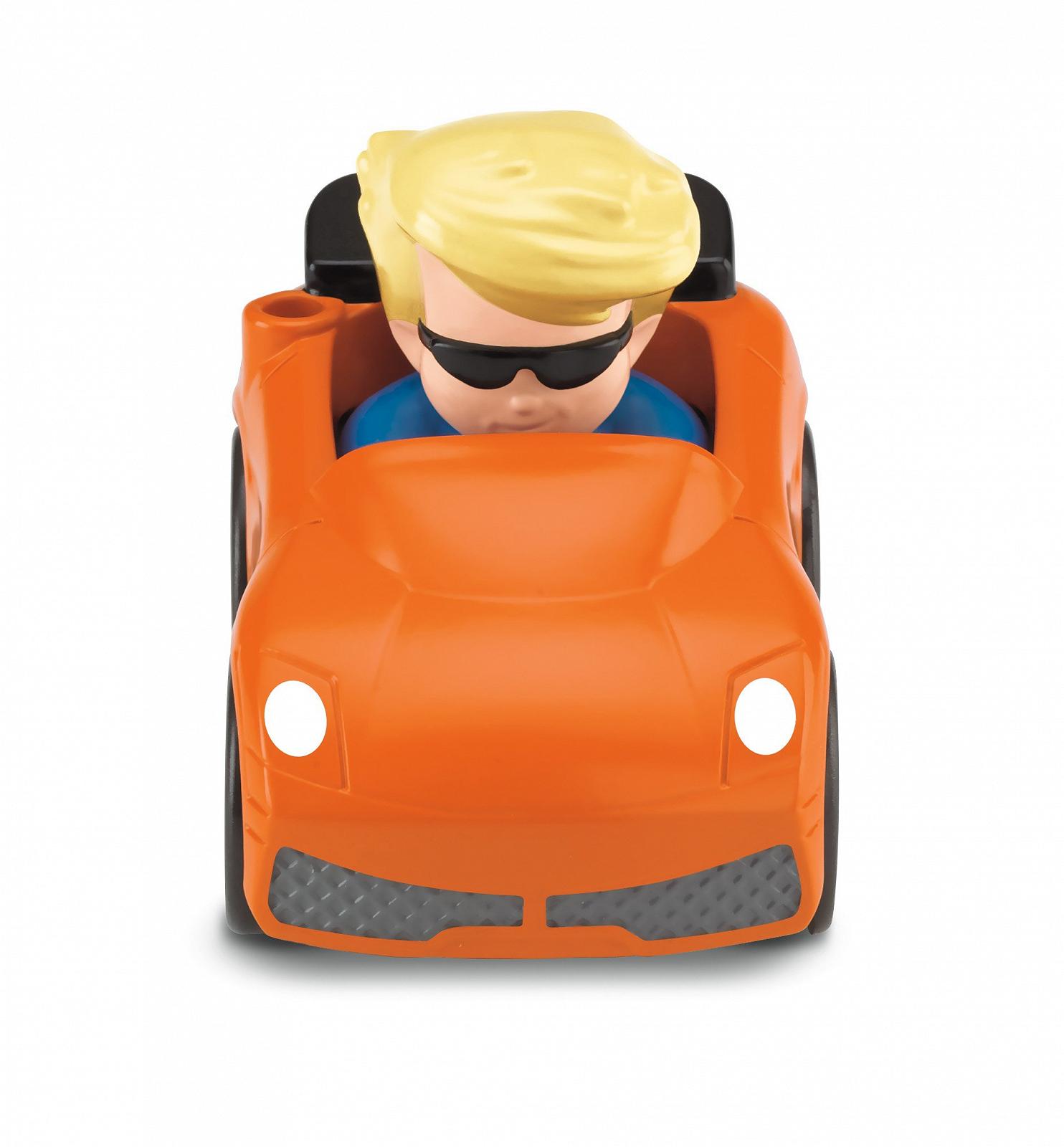 Игрушечный автомобиль Fisher Price Little People Wheelies - Eddie, фото №2