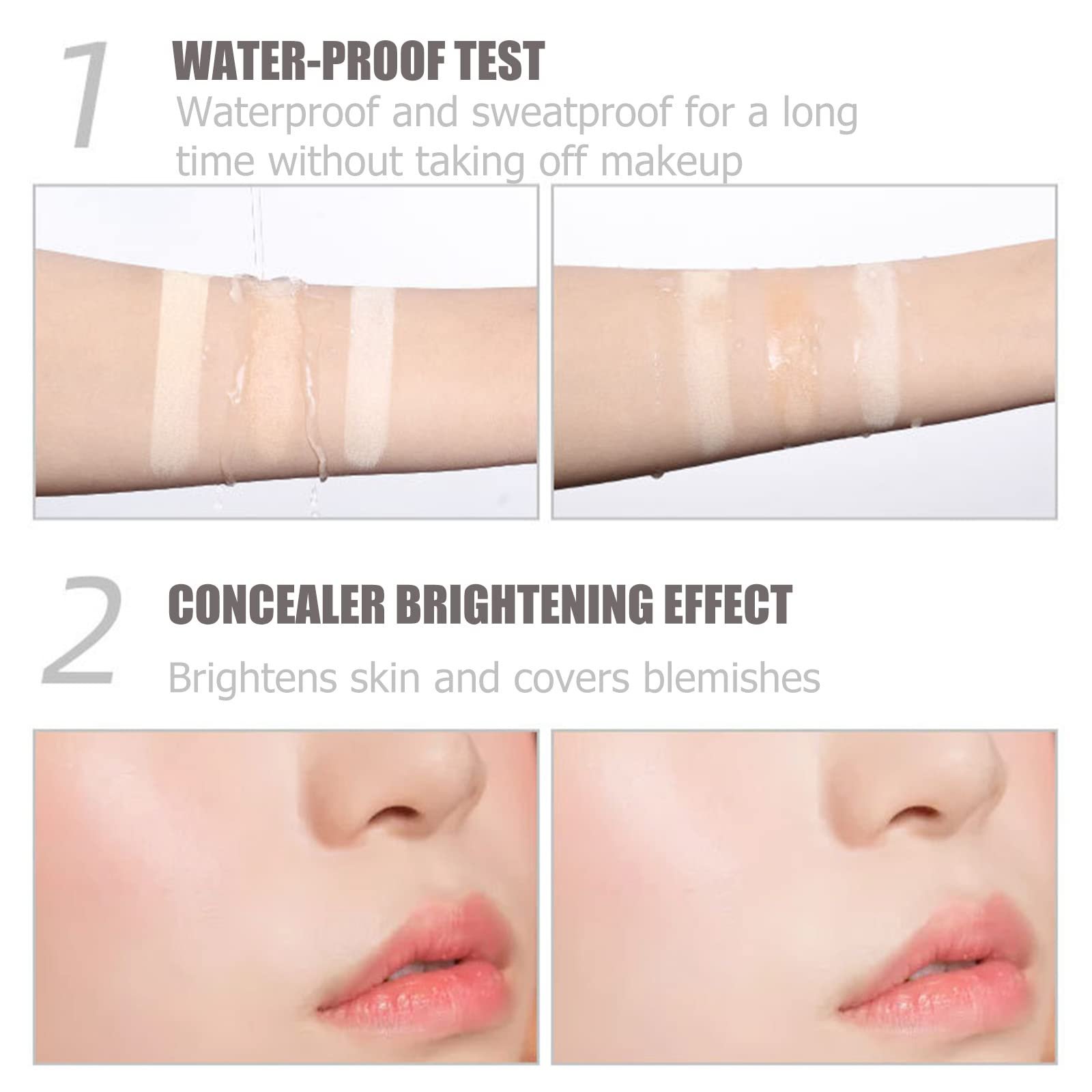 Пудра Розсипчаста для обличчя Japanese Concealer Set Makeup Matte Oil Control Repair Facial Whitening Honey Powder Firming Foundation, фото №6