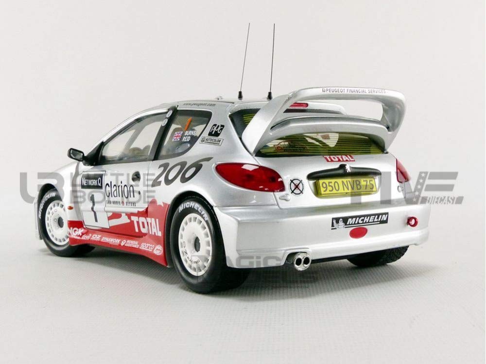Автомобиль Sun Star Peugeot 206 WRC Ралли 1:18, фото №5 Автомобиль Sun Star Peugeot 206 WRC Ралли 1:18, фото №5