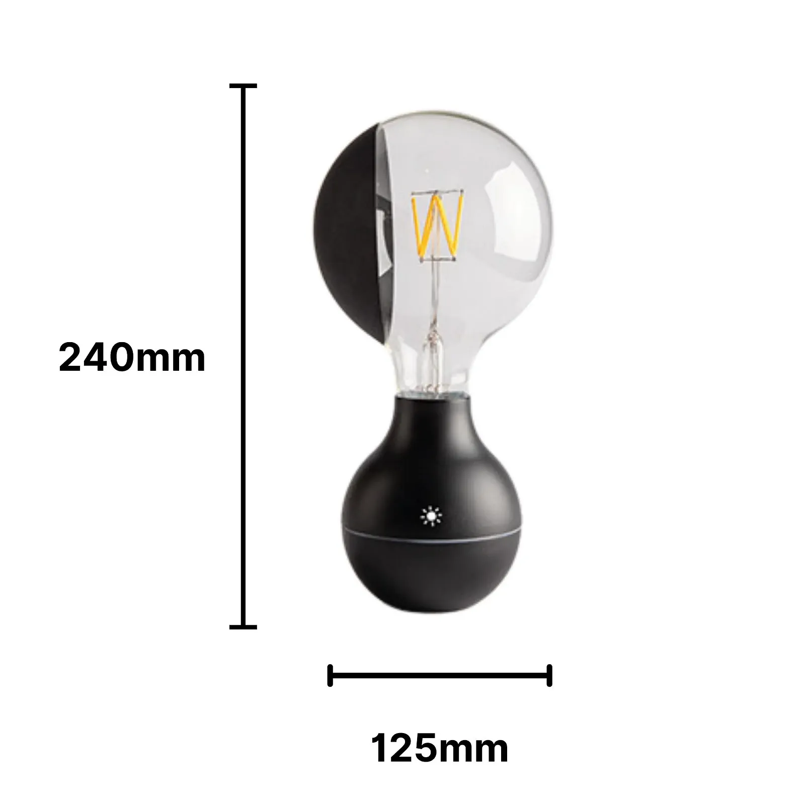 Настільна лампа DL DAYLIGHTITALIA Ballerina Portable Battery E27 5V G125 110LM 90 год Червона, фото №6