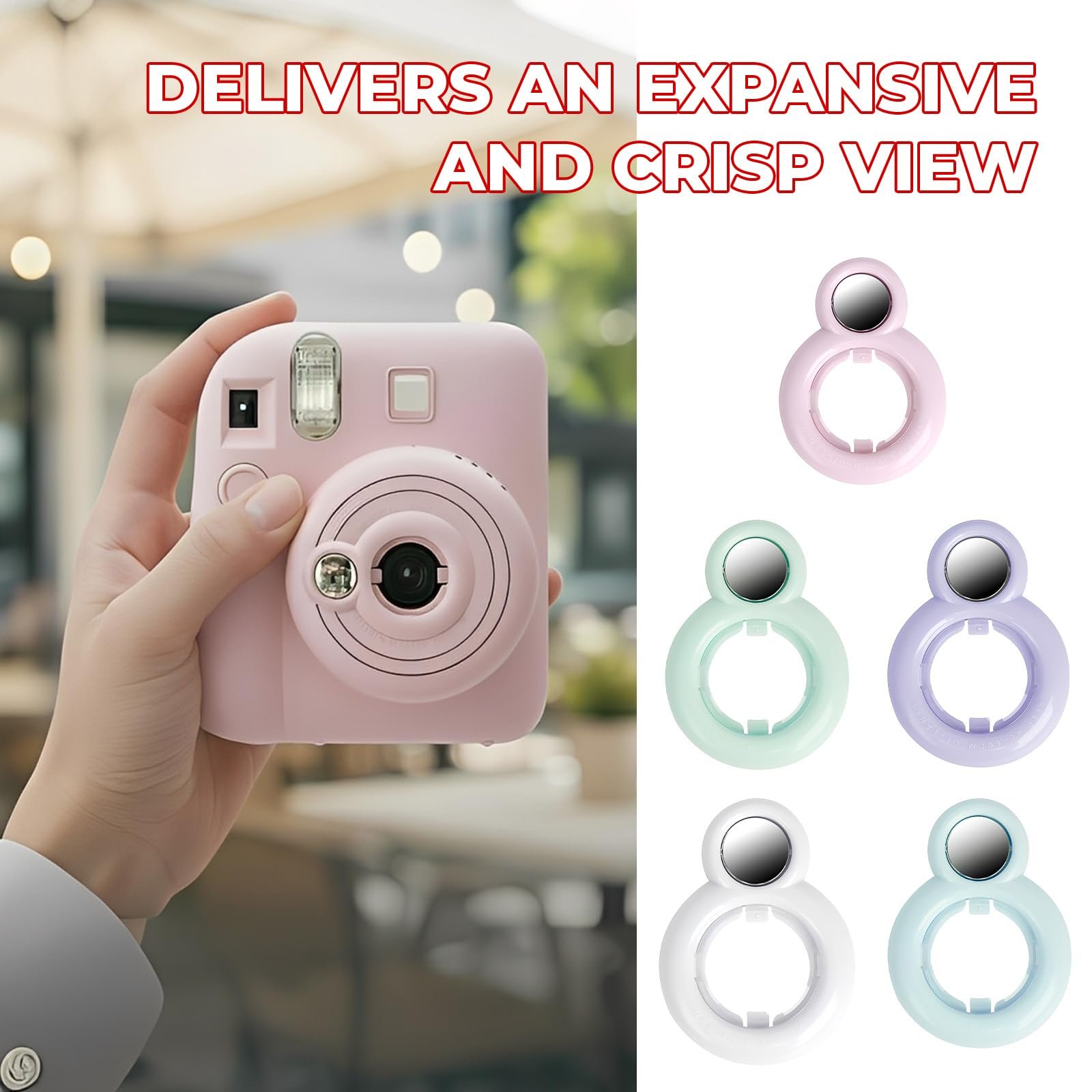 Зеркало для селфи Fujifilm instax mini 12 Pink, фото №6