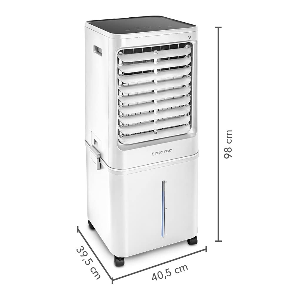 Мобільний охолоджувач повітря TROTEC Aircooler PAE 61 4-в-1 40 л 4 рівні білий, фото №2