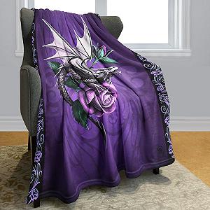 Покривало YISUMEI Фланелева М'яка Флісова Покривало Дракон Краса, 150 x 200 см synthetic.ua - Фото 1