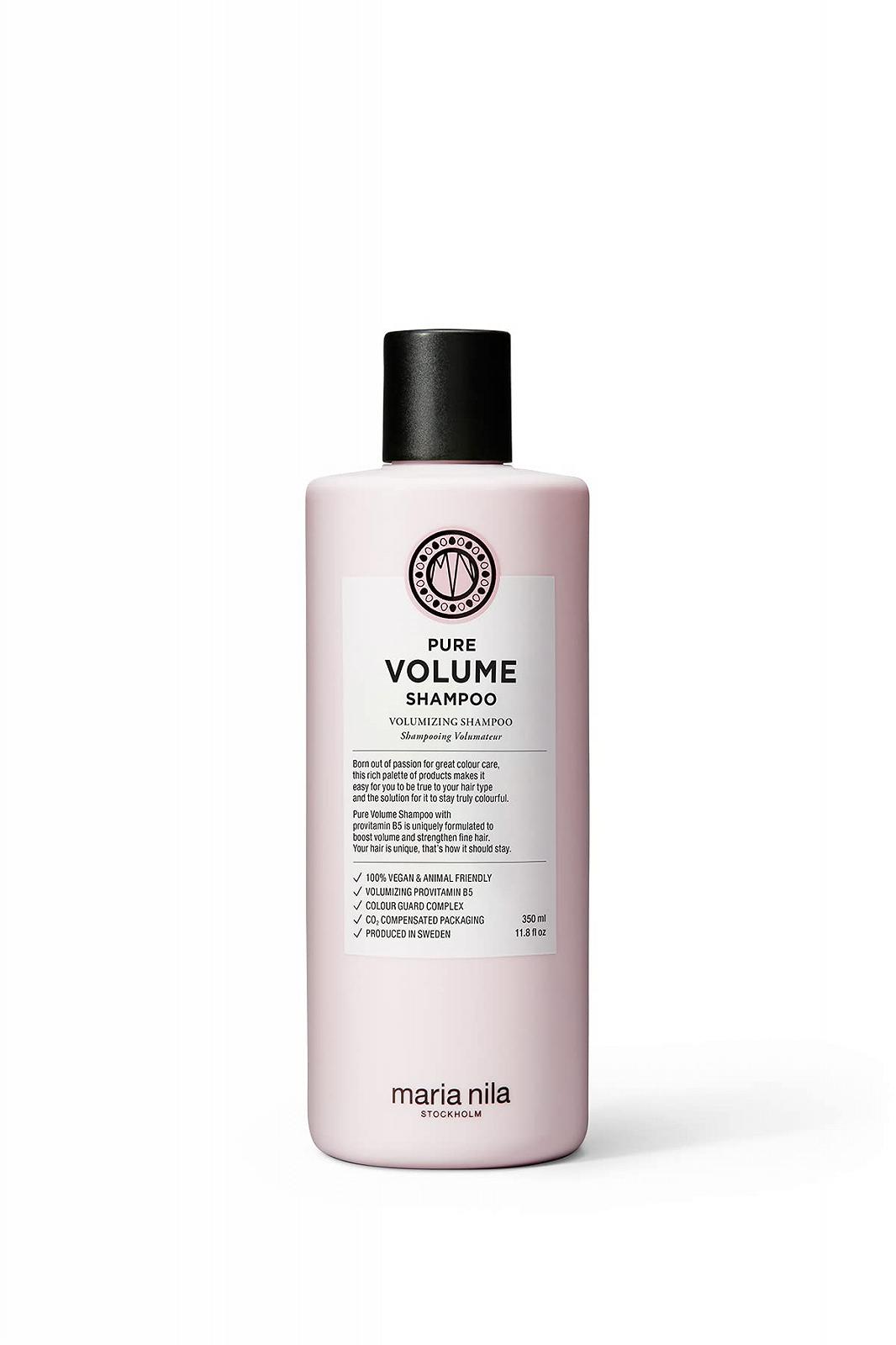 Шампунь Maria Nila Pure Volume с витамином B5 для объема без сульфатов и парабенов, фото №1