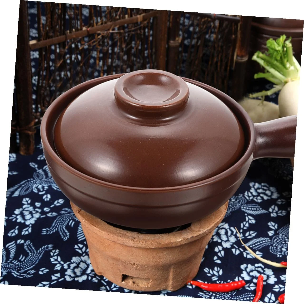 Каструля для рису Gatuida Ceramic мала з літієвої кераміки Термостійкий, фото №2