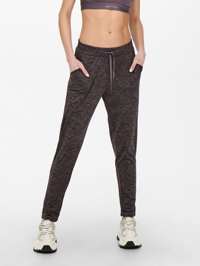 Штани ONPNASHA BRUSH SWEAT PNT 15236669-Sparrow-Detail:w. Melange Only Play Темно-коричневий XS, фото №1