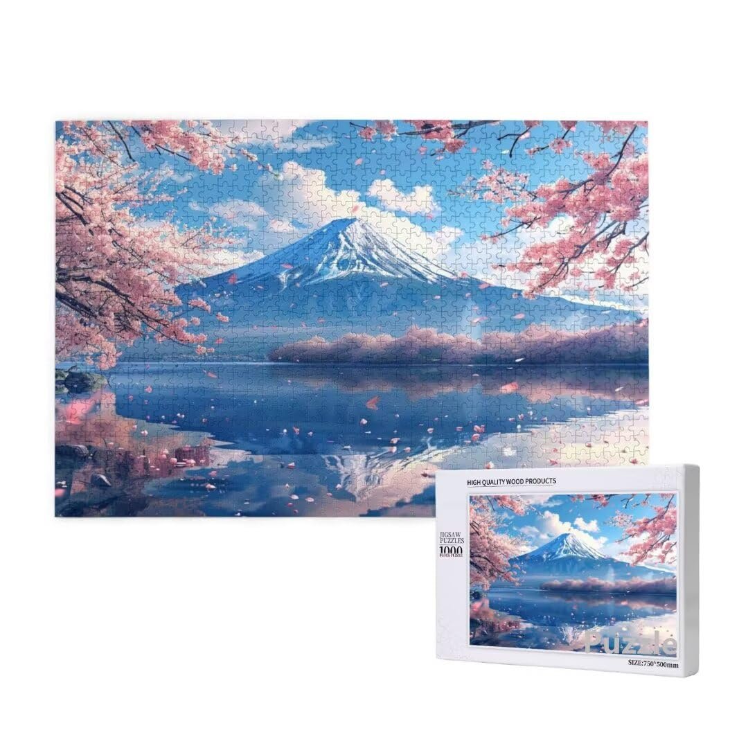 Пазл Model1027 Япония Вулкан Фудзи 2000 элементов 99 x 70 см в подарочной коробке, фото №1