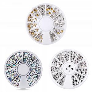 Заклепки разных форм для ногтей DIY, стразы для ногтей для украшения лица, волос, губ - Фото 1